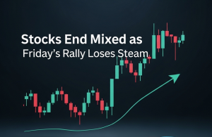 Stocks End Mixed as Friday's Rally Loses Steam