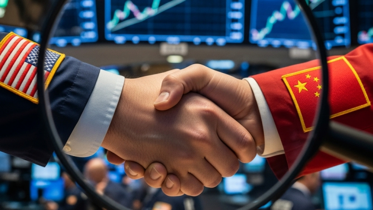 US-China Trade Talks in Focus as Wall Street Navigates Record Highs