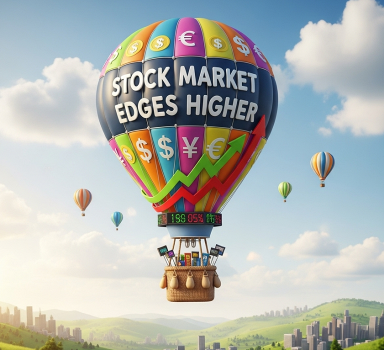 Stock Market Edges Higher as Investors Await Key Inflation Data