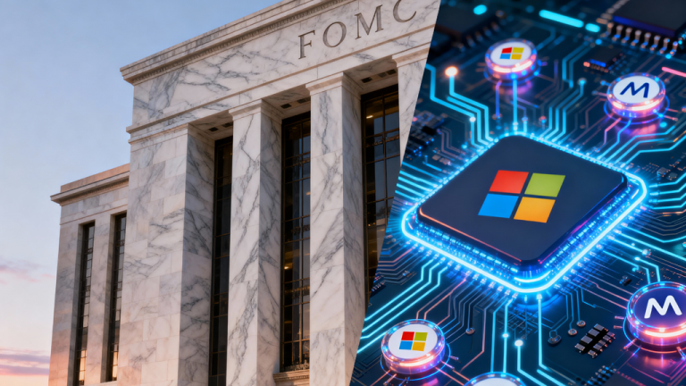 FOMC Fed Decision Day: Can Big Tech Earnings Justify Record Highs Amid Data Blackout?