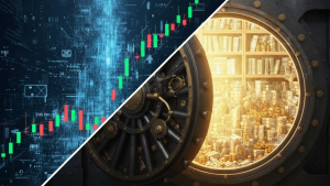 Stock Market AI vs BRK in cash
