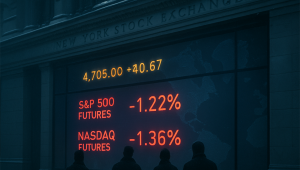Stock Futures Slide on Trump’s Greenland Tariff Threats, Gold Tops $4,700 as “Sell America” Fear Returns
