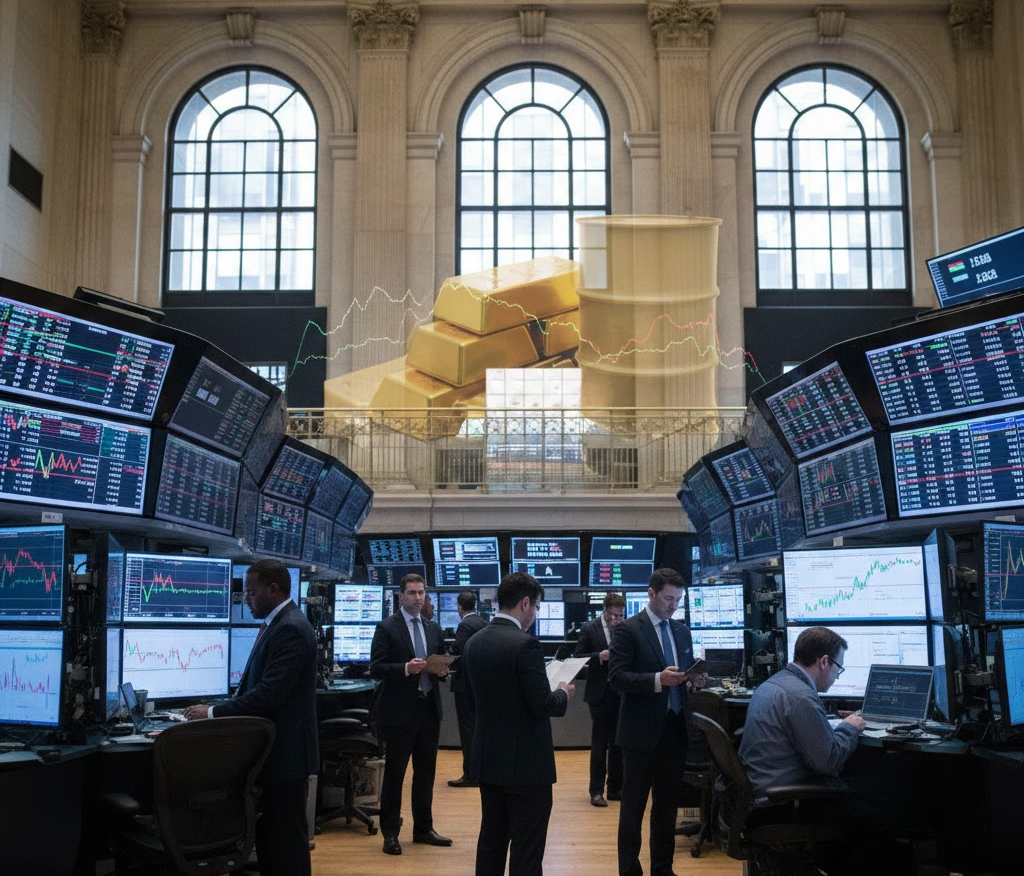 Gold, Oil, Meta Surge