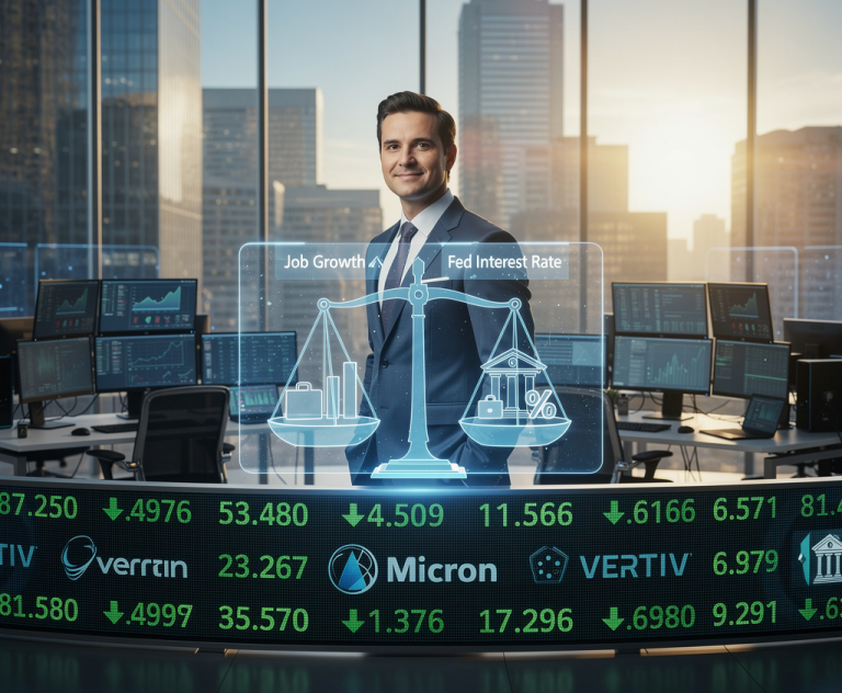 AI Infrastructure Boom: Micron and Vertiv Lead the Pre-Market Charge