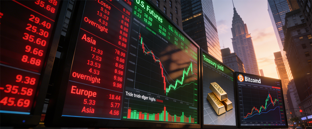 Overnight Market Report: Oil Shock Reverses, U.S. Futures Surge, and Traders Reprice Risk Into the Opening Bell