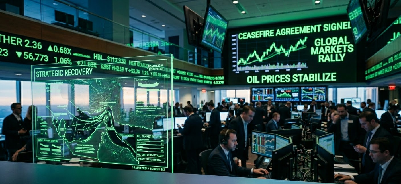 Oil drop as Iran ceasefire agreement signaled