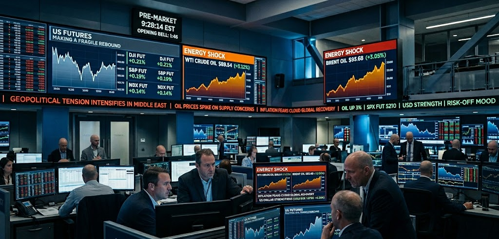 Stock Market Today: Oil Surge Rocks Futures as Wall Street Braces for a Volatile Open