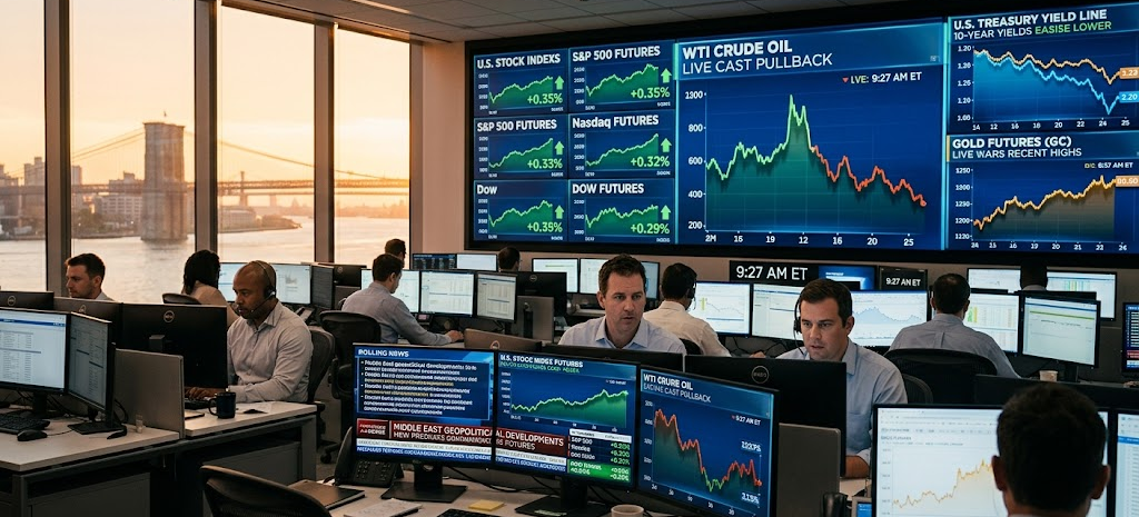 Stock Futures Rise, Oil Pulls Back, and Treasury Yields Ease Ahead of the April 1 Opening Bell